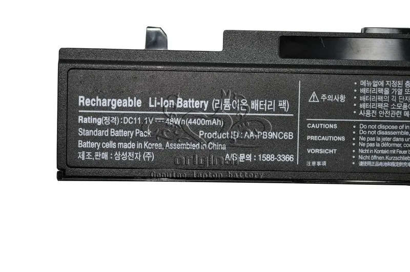 Оригинальный аккумулятор JIGU для ноутбука SAMSUNG 300E4X 300V4A 300V5A 305V4A 305V5A 3430E 350U2B 350V5C 355E5C