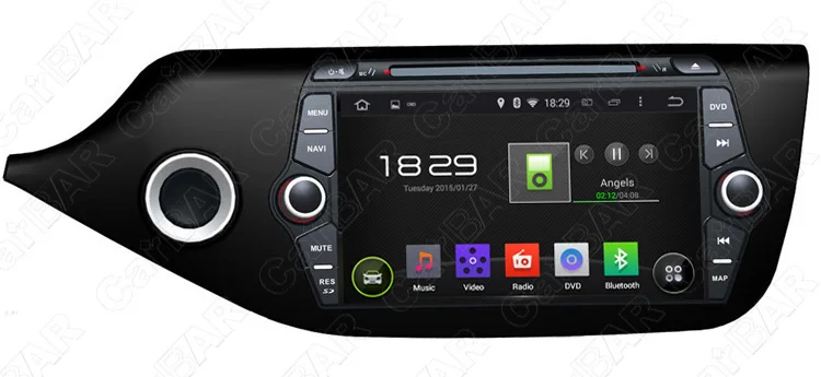 C100 Android 8 0 автомобильный DVD gps Радио Аудио навигации плеер для Kia Ceed 2014 с SD USB IPOD Wi Fi