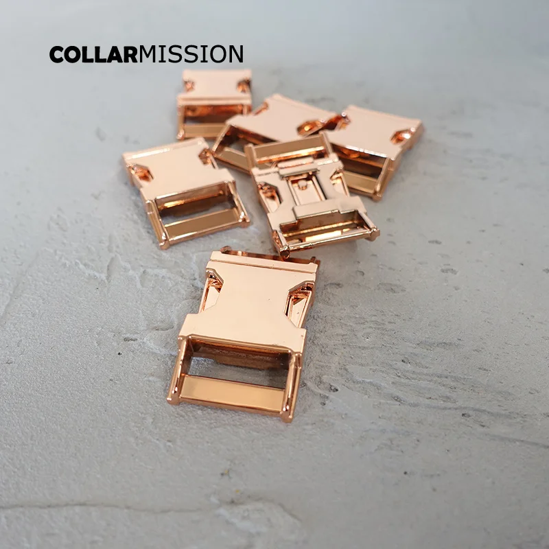 10 шт./лот ползунок изогнутые боковые спусковые пряжки для Ошейников собак 25 мм