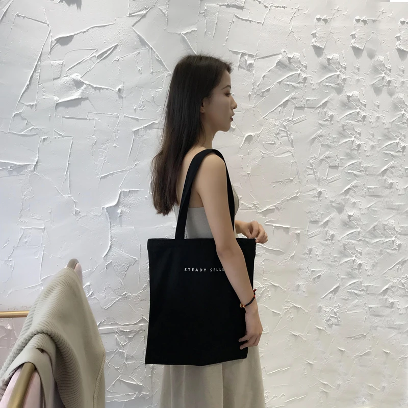 2019 Новая модная женская парусиновая сумка повседневная на плечо складные сумки