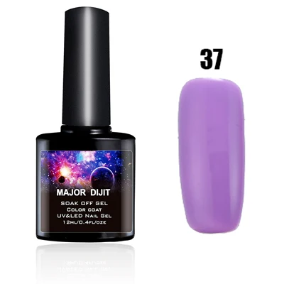 37 New Major Dijit 12ML Gel Nail Polish UV Gel Polish Long Lasting Soak Off UV Nail Gel Polish Hot Gelpolish - Цвет: 37