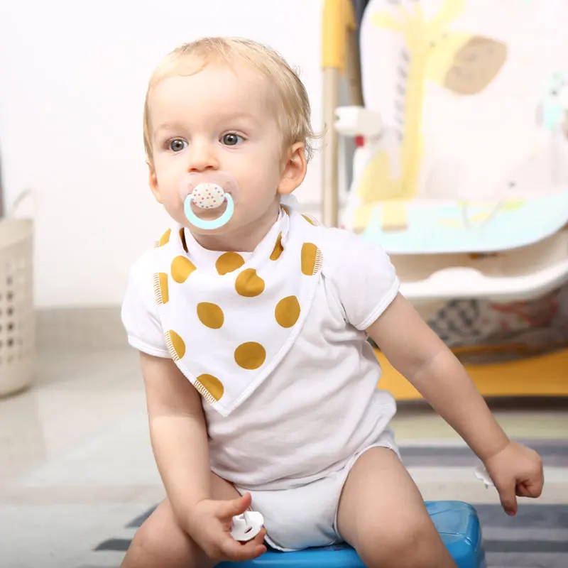 9 шт./компл. детские нагрудники для новорожденных водонепроницаемые хлопковые