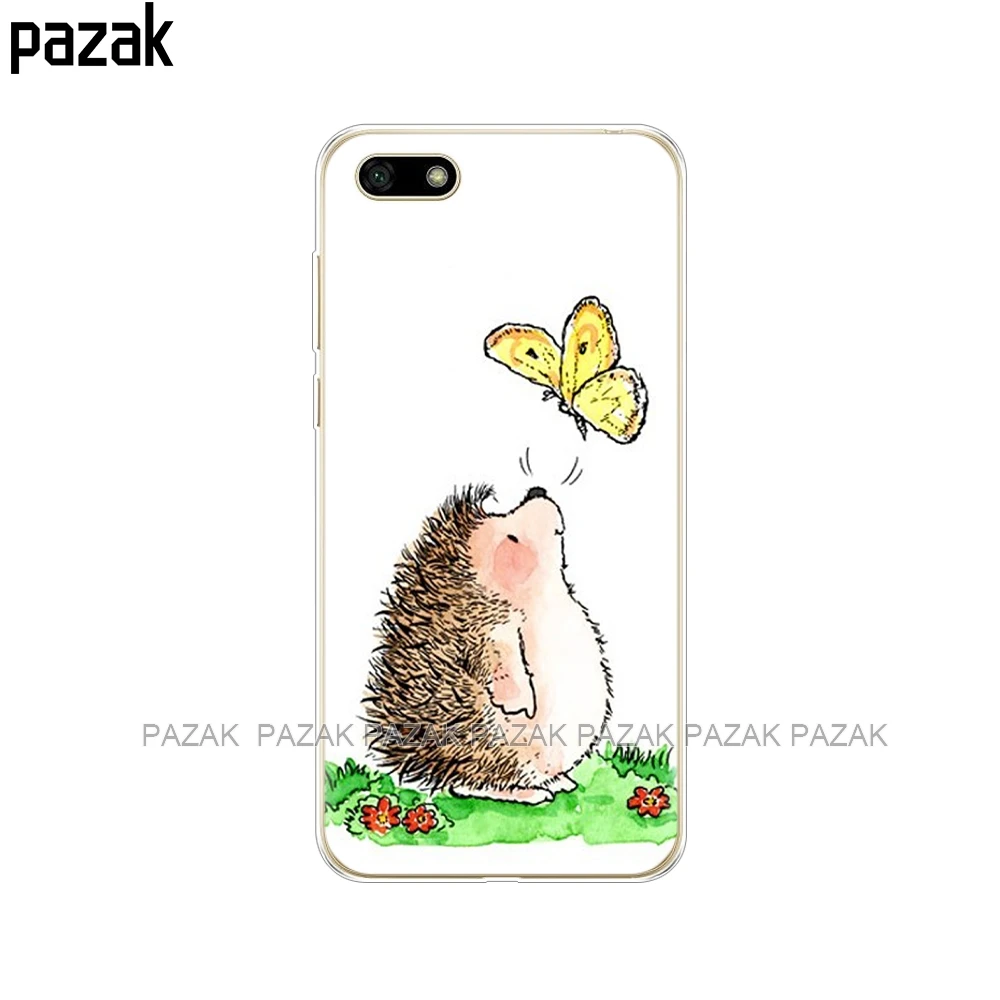 34524 Силиконовый чехол для телефона Huawei Honor 7A, 5,45 дюйма, чехлы, мягкий ТПУ чехол для телефона Huawei Honor 7A 7 A DUA L22, русская версия - Цвет: 34524