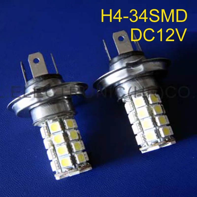 

High-intensity 5050 6W 12V H4 auto led lights free shipping 2pcs/lot