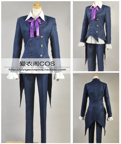 

Pandora Hearts Leo Baskerville Clan Suits Uniform Outfit Anime Manga Cosplay Costume H028