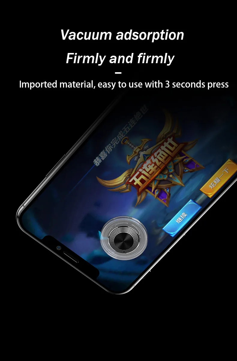 Hanxi мобильная игра огненная металлическая кнопка Aim ключ для Android Iphone игровой триггер для мобильных телефонов джойстик шутер контроллер