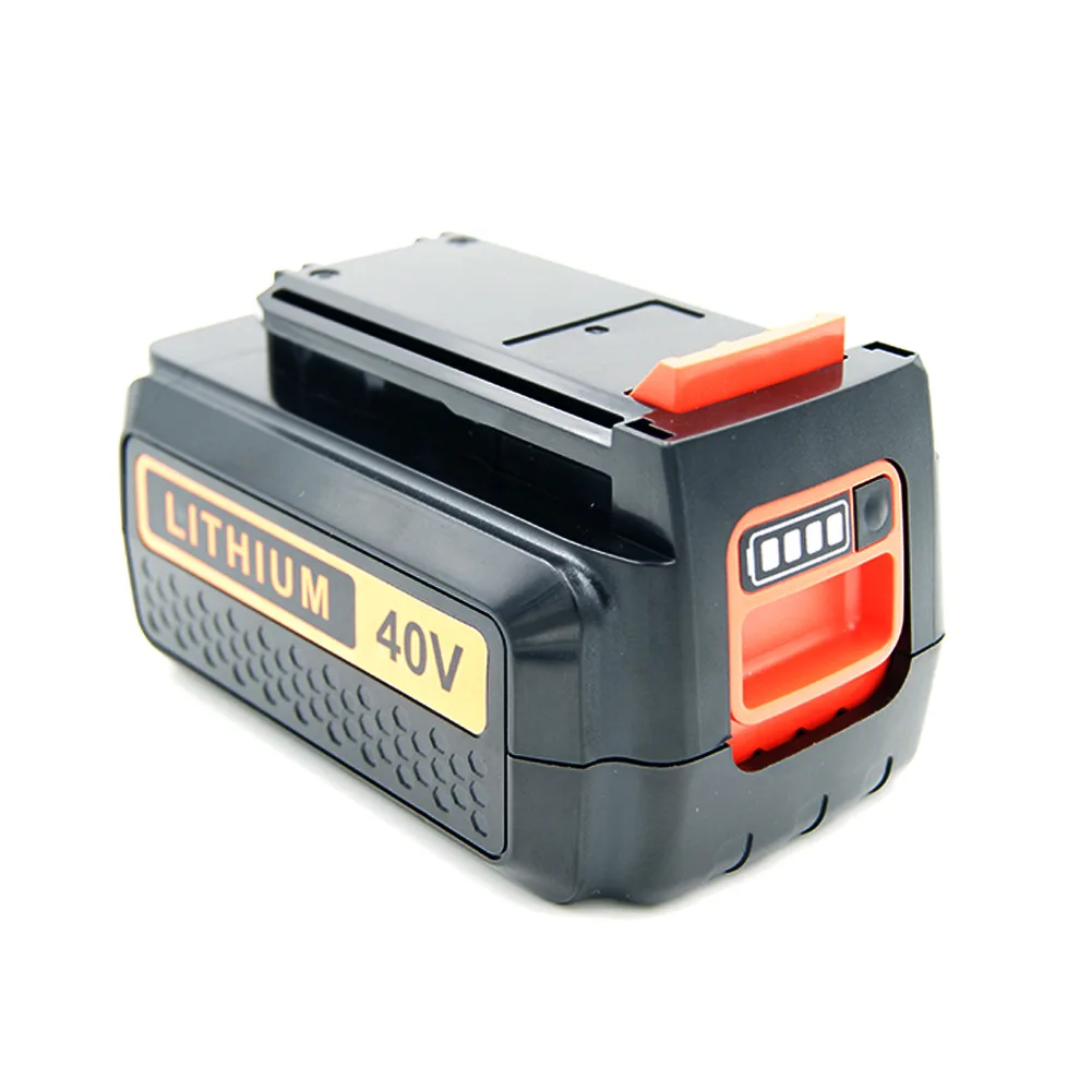 Светодиодный 2500 мА/ч, литий-ионный аккумулятор для BLACK&DECKER 40V ионно-литиевая Мощность инструмент Батарея LBXR36 BL2036 LBX2040 LST136, LST420, LST220