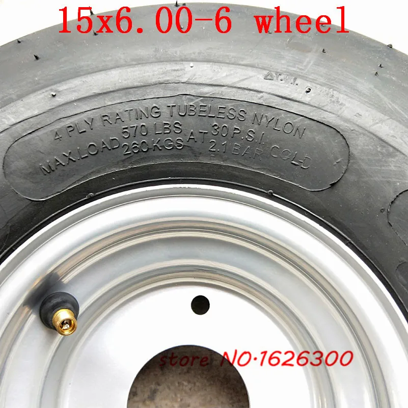Высокая производительность 15X6.00 6 подходит 168CC картинг обод колеса мотоцикла с
