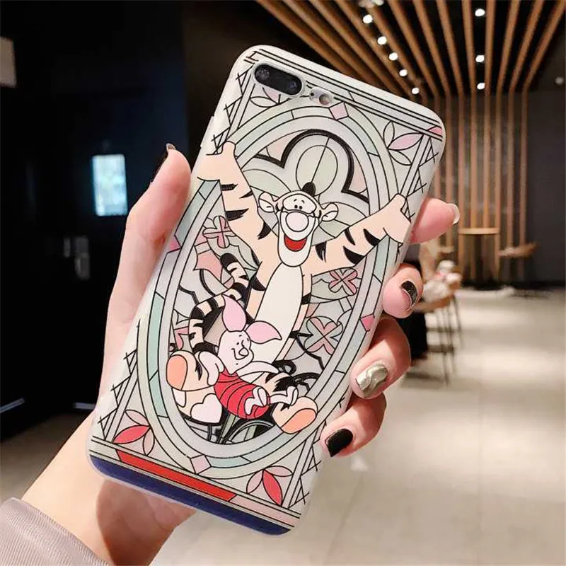 Monsters University Soft Phone Case for iPhone 6 6s X XR XS MAX Cute Tigger 8 7 plus TPU Cover |