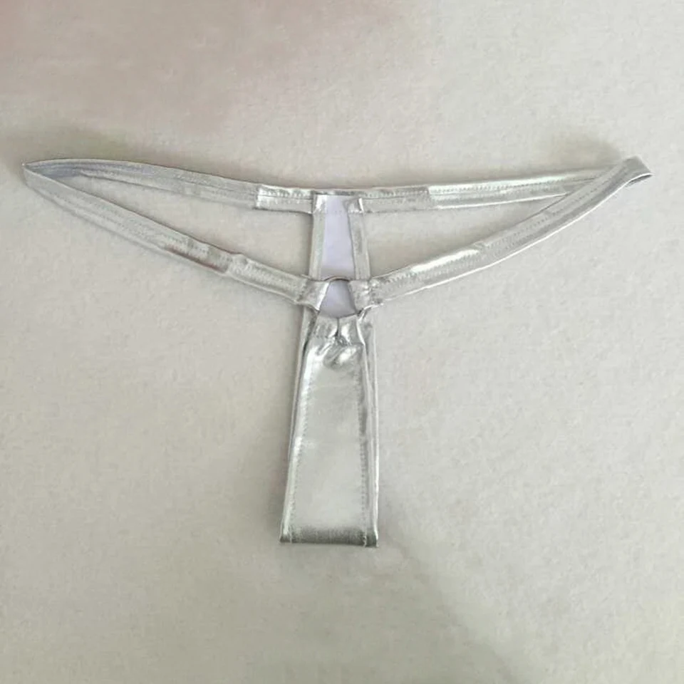 Женские сексуальные стринги из искусственной кожи трусики сексуальное нижнее