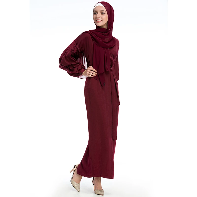 Кафтановое платье Abaya Femme из Дубаи мусульманский хиджаб ислам Катара ОАЭ Омана