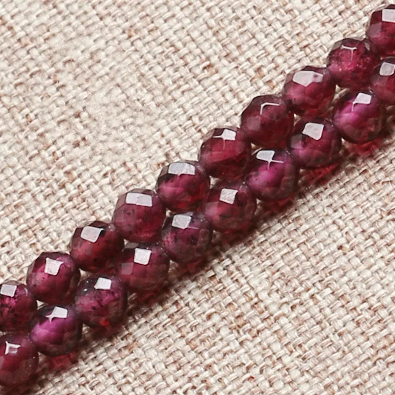 Бусины Из Натурального граната 15 5 дюйма 2/3 мм|loose beads|diy accessoriesfor diy |