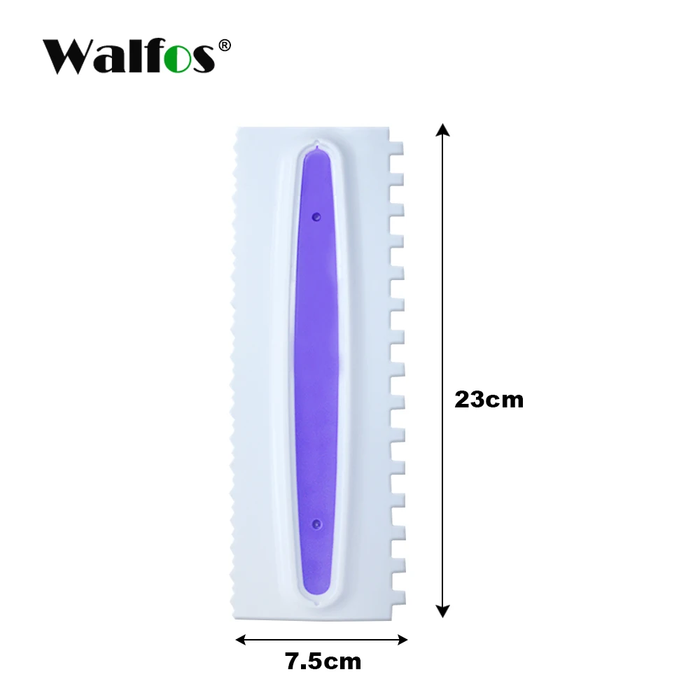 WALFOS-A WALFOS ГРЕБЕНКА для глазури, пластиковые шпатели для мастики, скребок для торта, инструменты для выпечки и выпечки, украшения торта, кухонная утварь - Цвет: WALFOS-A
