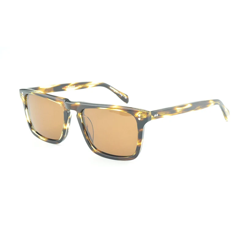Тег солнцезащитные очки с квадратными линзами с gafas de sol polarizadas de los hombres Винтажные Солнцезащитные очки от брендового дизайнера для мужчин поляризованные uv400 - Цвет линз: 004