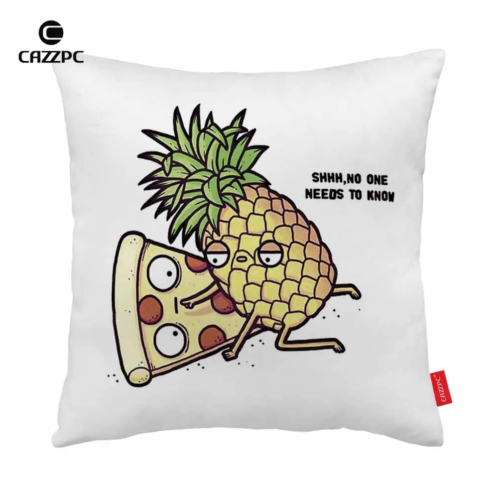 Милый любовник Ананас Фрукты и пиццы принт автомобиля декоративные наволочки