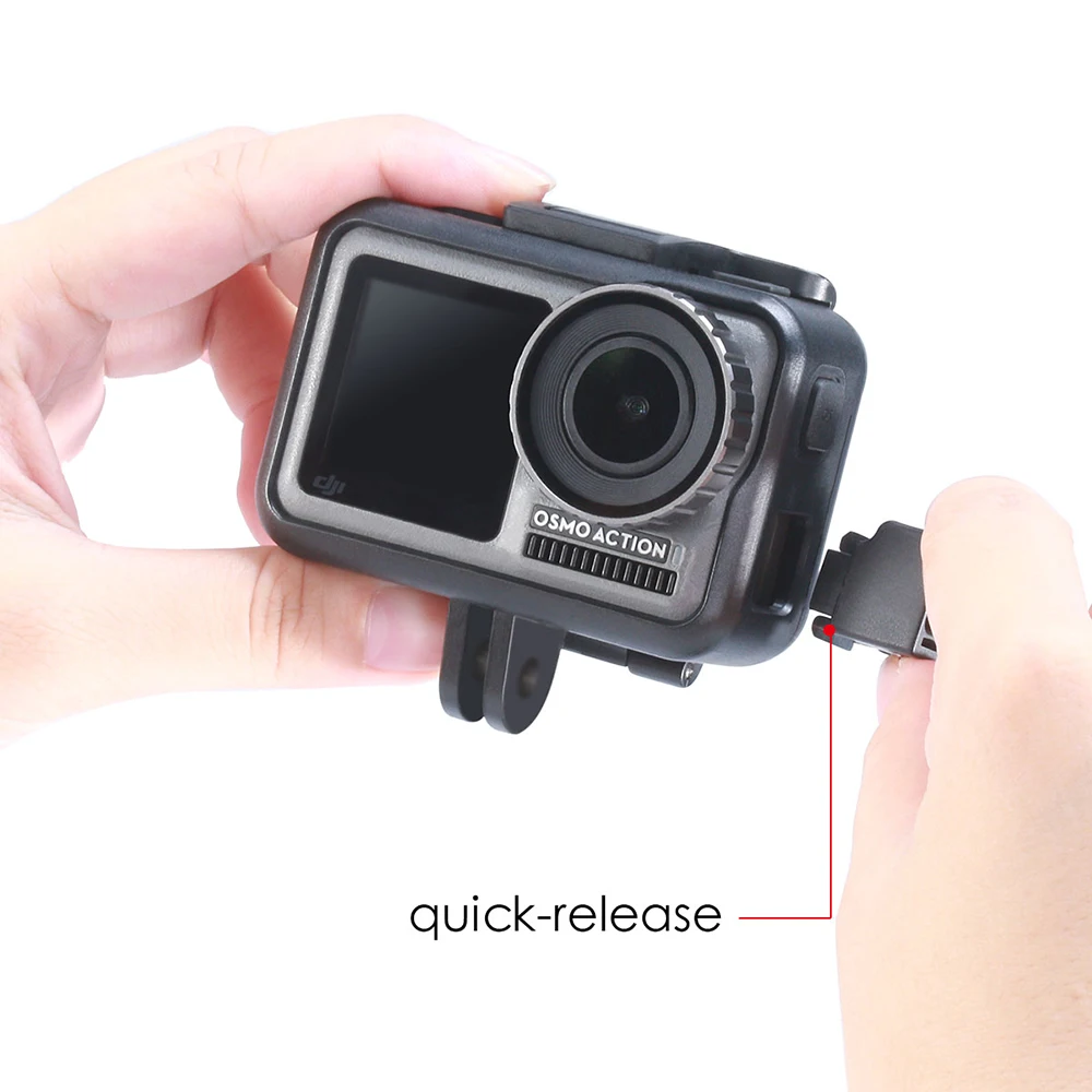 Чехол Ulanzi Dji для Osmo Action Vlog крепление адаптер микрофона зажим кабеля|Чехлы
