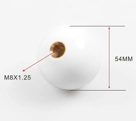 Универсальный автомобильный 5 ручной Скорость круглый шар Шестерни переключения