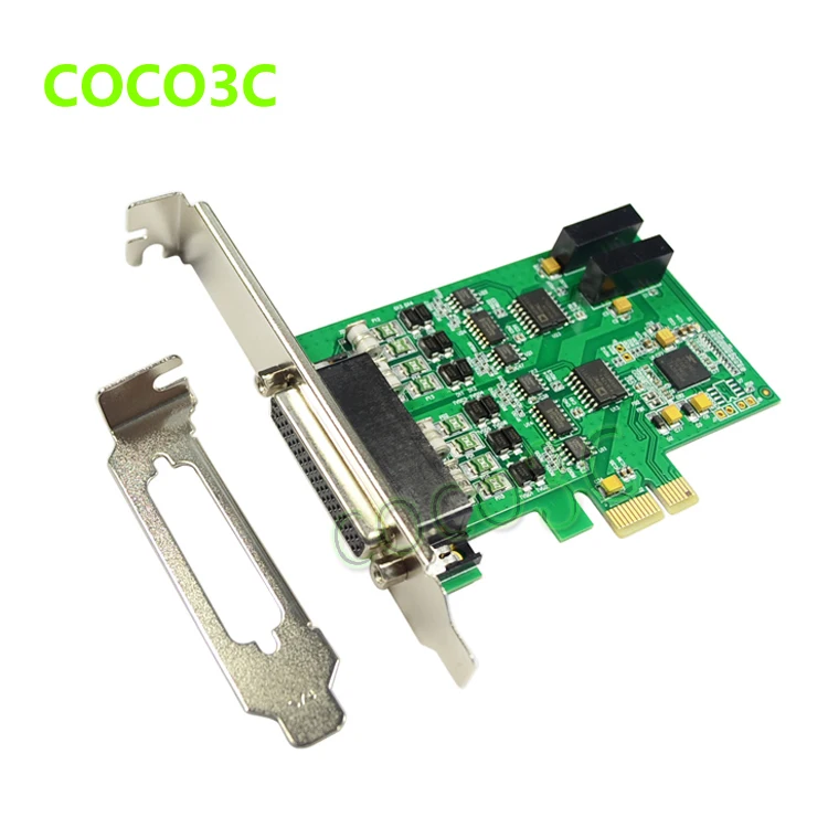 Бесплатная доставка PCI E поворот 2 порта RS422 RS485 промышленный последовательный