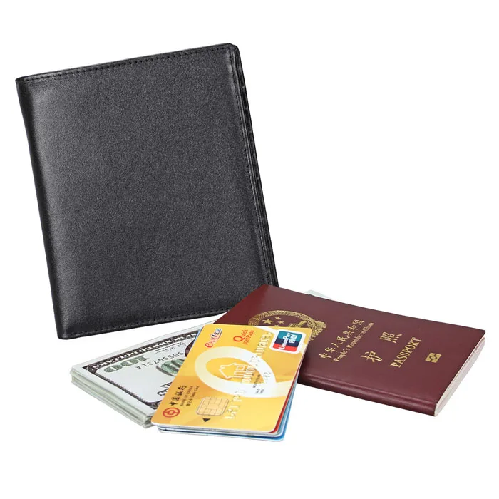 WRF5 Обложка для паспорта для мужчин из натуральной коровьей кожи RFID Блокировка кредитных карт кошелек RFID защита визитница кошельки