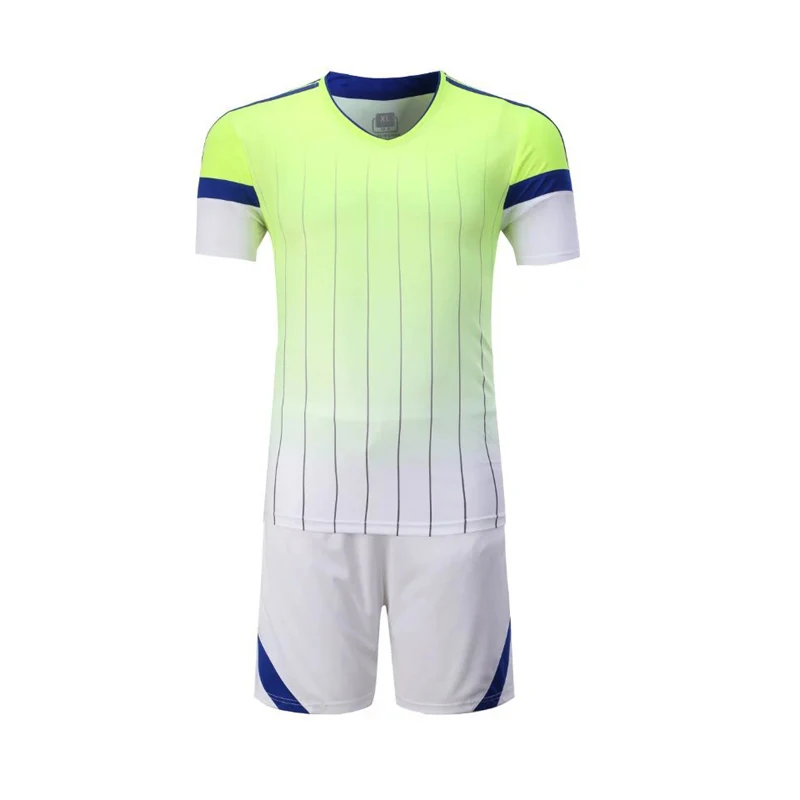 В полоску Наборы для футбола Для мужчин градиент Цвет короткий рукав спортивный