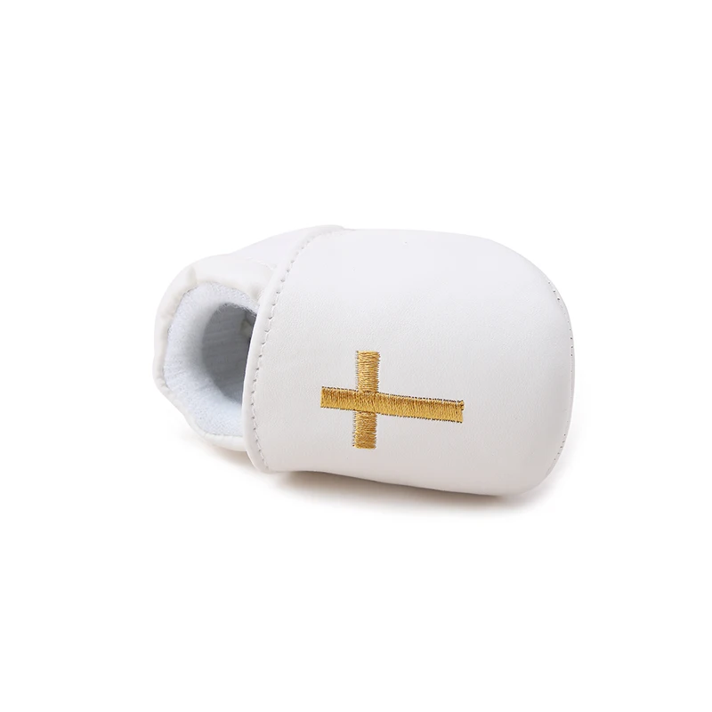 

Delebao New Design Christening Baby Shoes Pu Vamp For Newborn Baptism First Walkers The Church Cross Baby Christening Shoes
