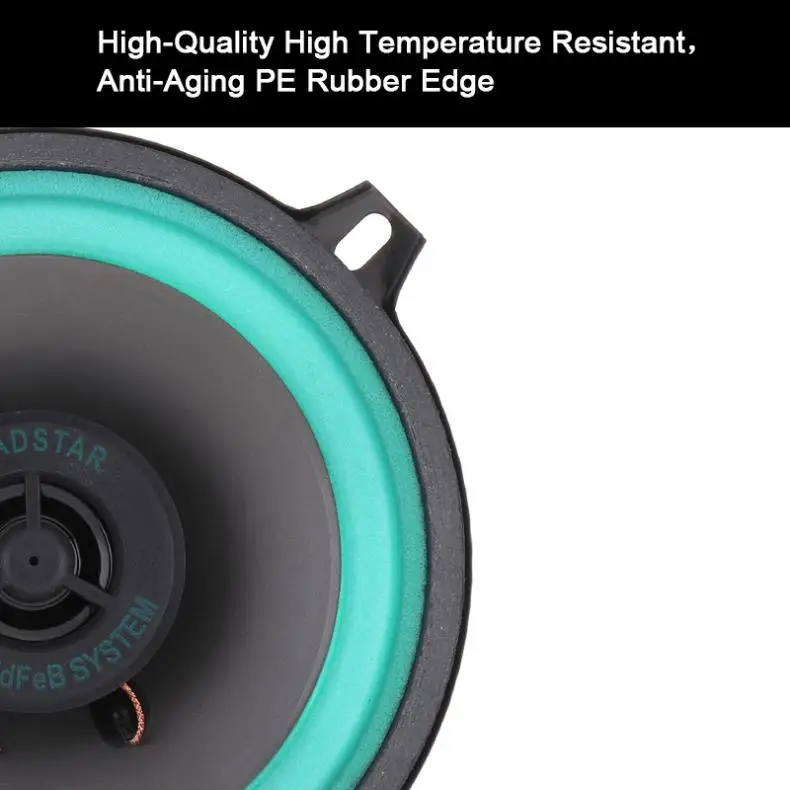 1 шт. 5 дюймов 100 Вт прочный автомобильный HiFi коаксиальный динамик Автомобильная дверь Авто Аудио Стерео полный диапазон частоты динамик s