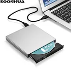 Портативный Ультратонкий внешний слот SOONHUA USB 2,0, DVD-RW, CD-RW CD, DVD-проигрыватель, записывающее устройство для ПК