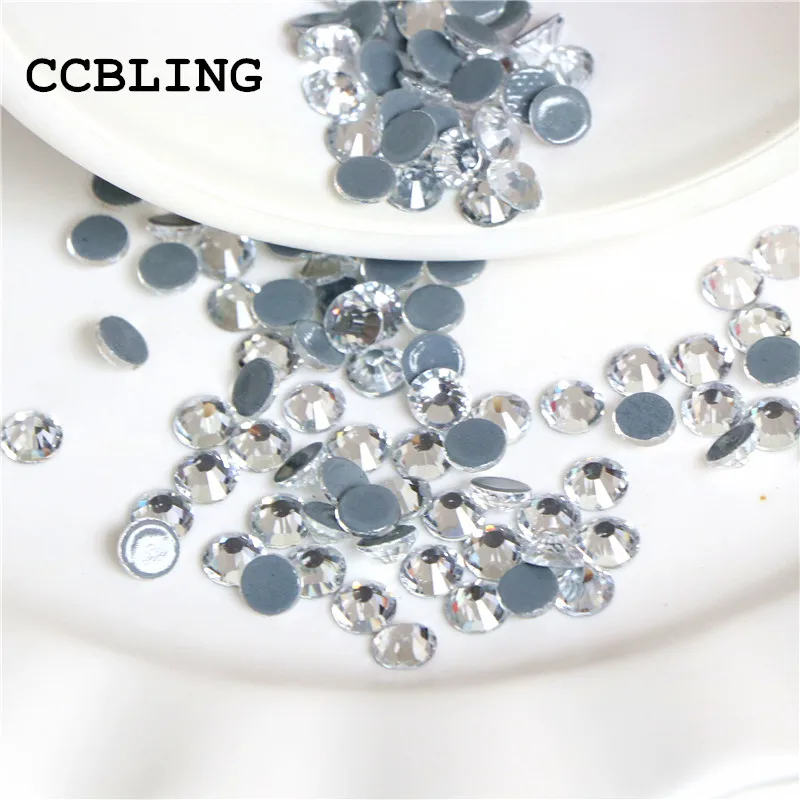 CCBLING Стразы для горячей фиксации стразы одежды высокое качество SS12 SS16 SS20 SS30 |