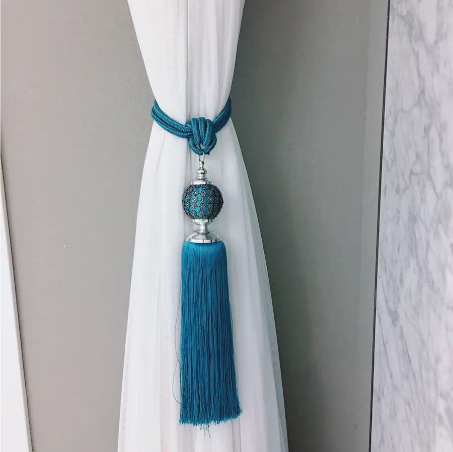 European Modern Curtains Hanging Balls Belt Curtain Tieback Tassel Bandages Brushes Accessories | Дом и сад