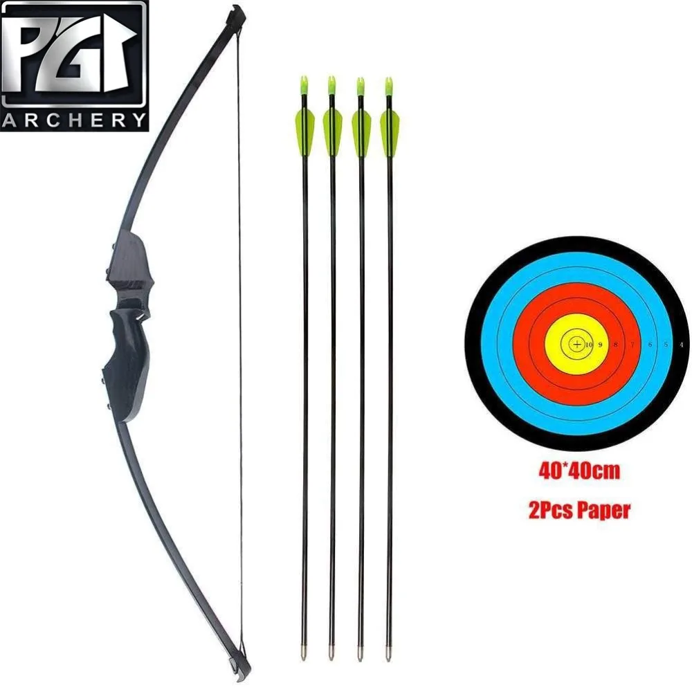 PG1ARCHERY лук на вынос и набор стрел для стрельбы из лука тренировочный охотничий со