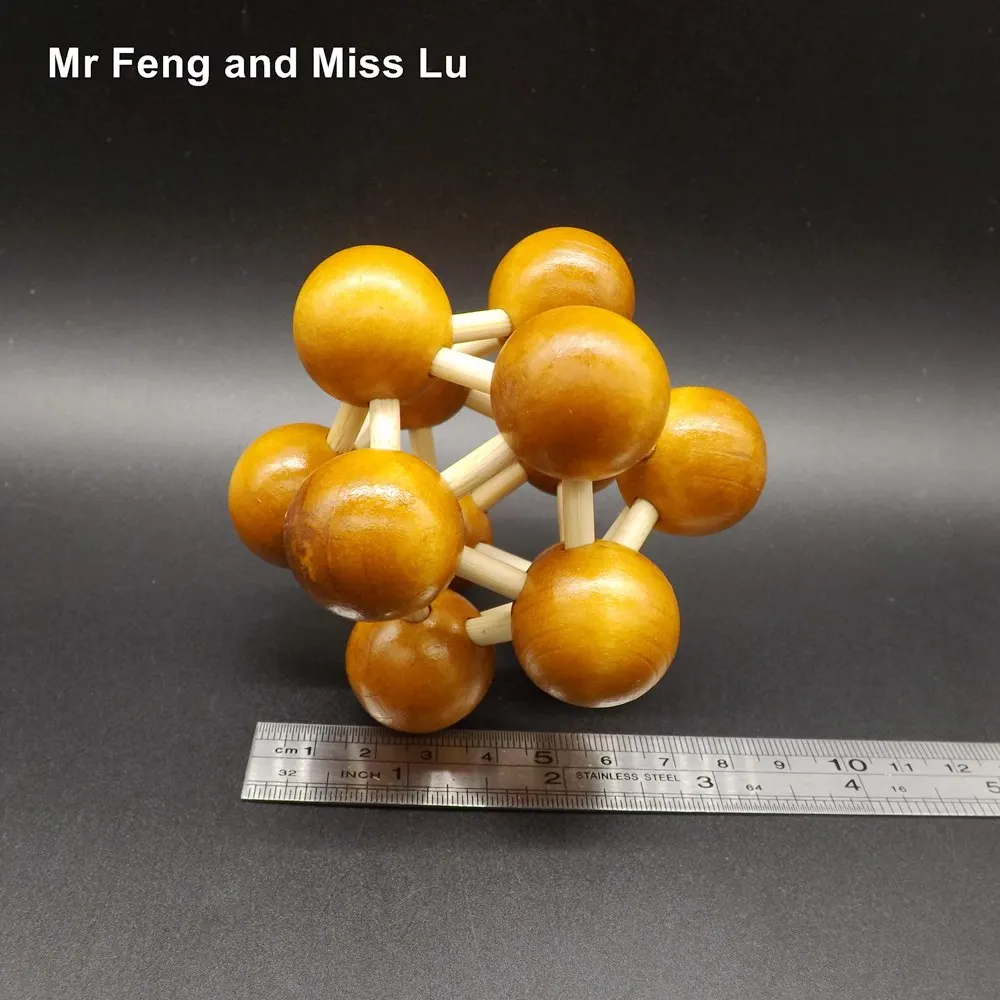 Забавный элемент деревянный пазл IQ головоломка для развития интеллекта замок