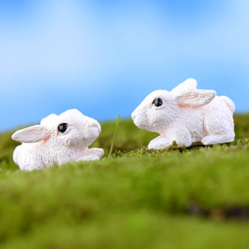 5 шт. кукла-кролик из смолы около 1*1 см | Дом и сад