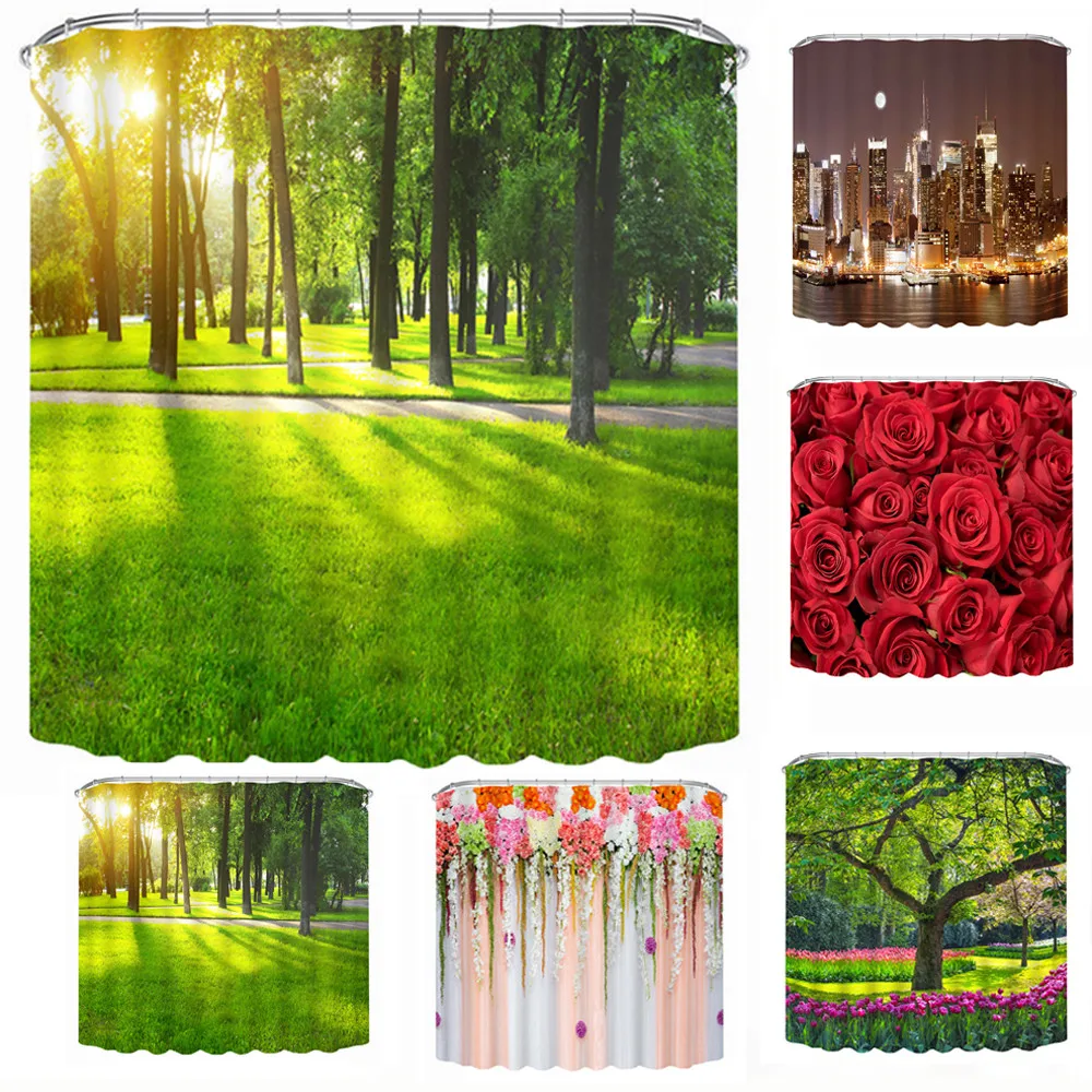 Детская Водонепроницаемая полиэфирная занавеска для душа ванной комнаты