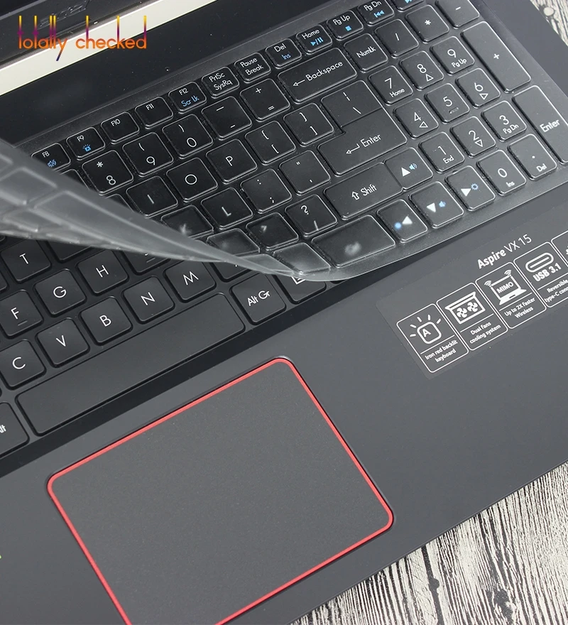 Защитный чехол для клавиатуры и ноутбука Acer predator helios 300 AN515 42 51 52 51ez 51by r66h 791p 15 6