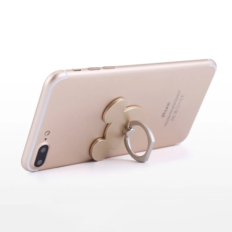 С Микки Маусом смартфон держатель стенд милый мультфильм 360 градусов палец