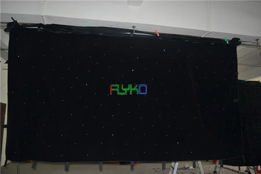 Бесплатная доставка 3x6 м удивительная Гибкая комнатная светодиодная занавеска