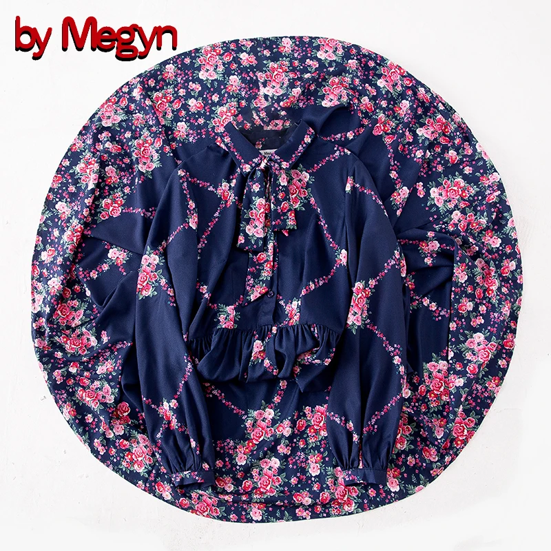 Женское платье с длинным рукавом Megyn длинное винтажное отложным воротником и