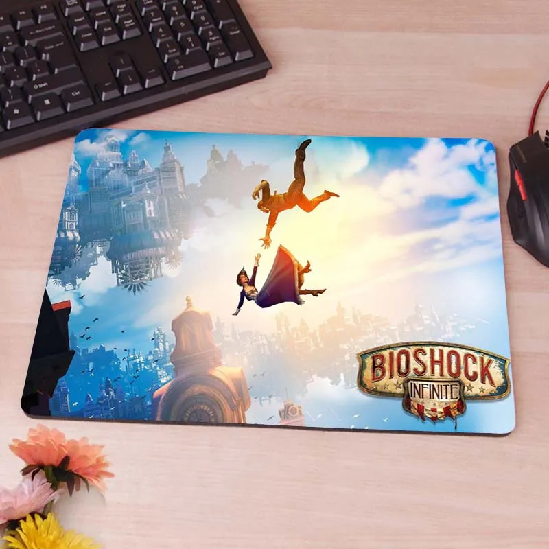 25x29cm MaiYaCa уникальный дизайн супер мягкий bioshock Бесконечный коврик для мыши радиационный Нескользящий Резиновый коврик не оверложенный Коврик для компьютерной мыши - Цвет: 25x29cm