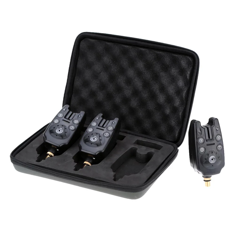 Рыболовная сигнализация для ловли рыбы 3 шт./компл. синий светодиодный