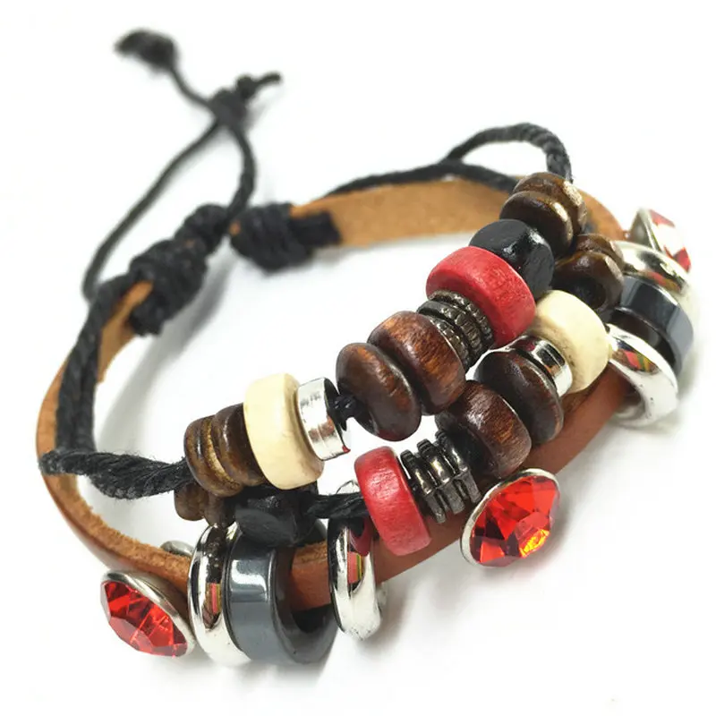 2016 богемный винтажный браслет с подвеской кристаллами для друзей браслеты из