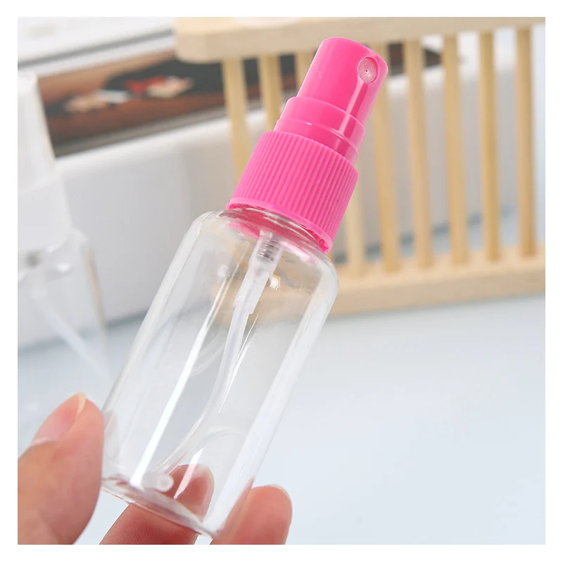 ПЭТ маленькие 30 мл спрей бутылки парфюмерная Ручка косметика в отдельной