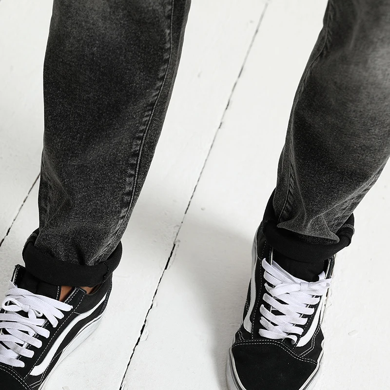 Мужские классические повседневные джинсы SIMWOOD демисезонные джинсовые брюки 2019