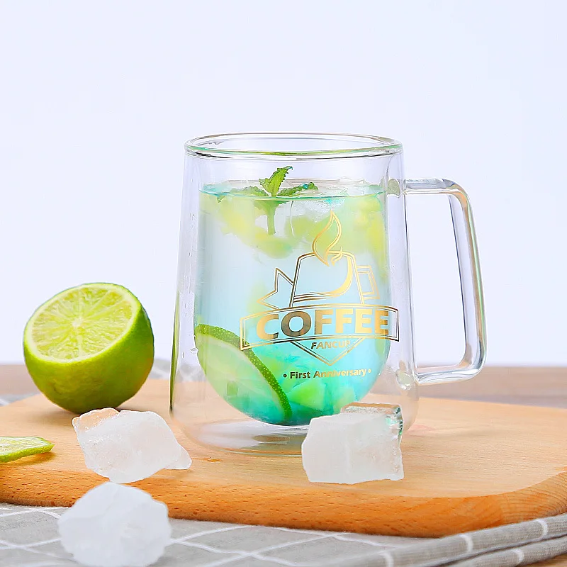 300 мл стеклянная кофейная кружка Чайные Кружки ручной работы креативная для пива