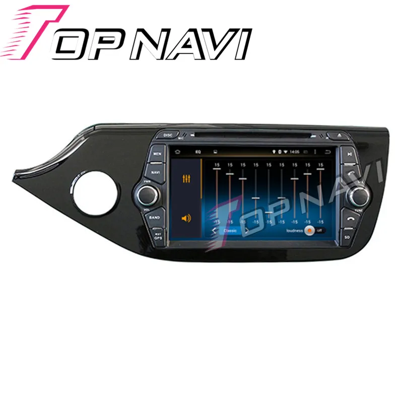 Автомобильный GPS-навигатор Topnavi 8 дюймов Восьмиядерный процессор Android 6 0