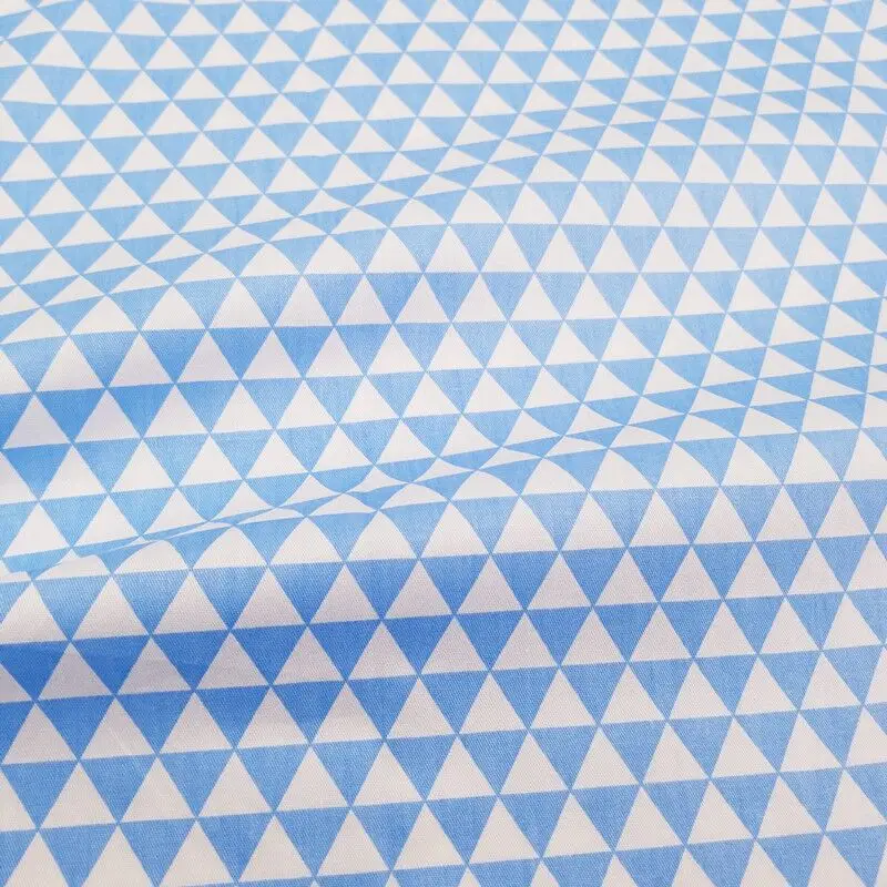 50x160cm blue Хлопок саржевая ткань с принтом саржевая стеганая ткань DIY швейная ткань детская и детская дышащая хлопковая ткань - Цвет: 50x160cm blue