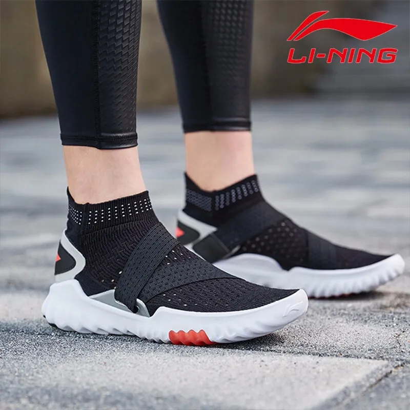 Li-Ning/Мужская обувь с 3D носком; профессиональная умная обувь для быстрой тренировки; дышащая спортивная обувь с гибкой подкладкой для фитнеса; кроссовки; AFHP017 YXX062