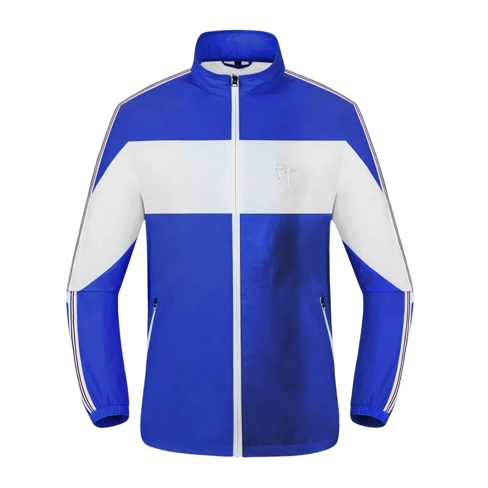 Dark Blue Летние охлаждения Мужская спортивная куртка Для женщин Смарт охлаждающий usb-вентилятор Охота Одежда для рыбалки на открытом воздухе спортивные Водонепроницаемый анти-УФ кожи пальто - Цвет: Dark Blue