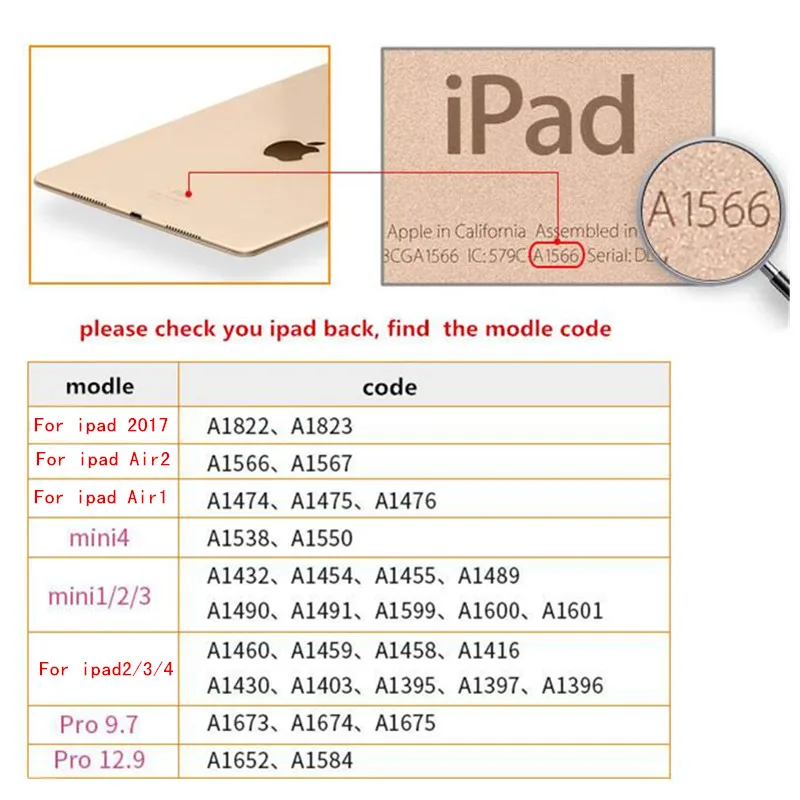 Чехол для Apple ipad mini 1 2 3 прозрачная задняя крышка Pocaton чехол планшета Ультратонкий