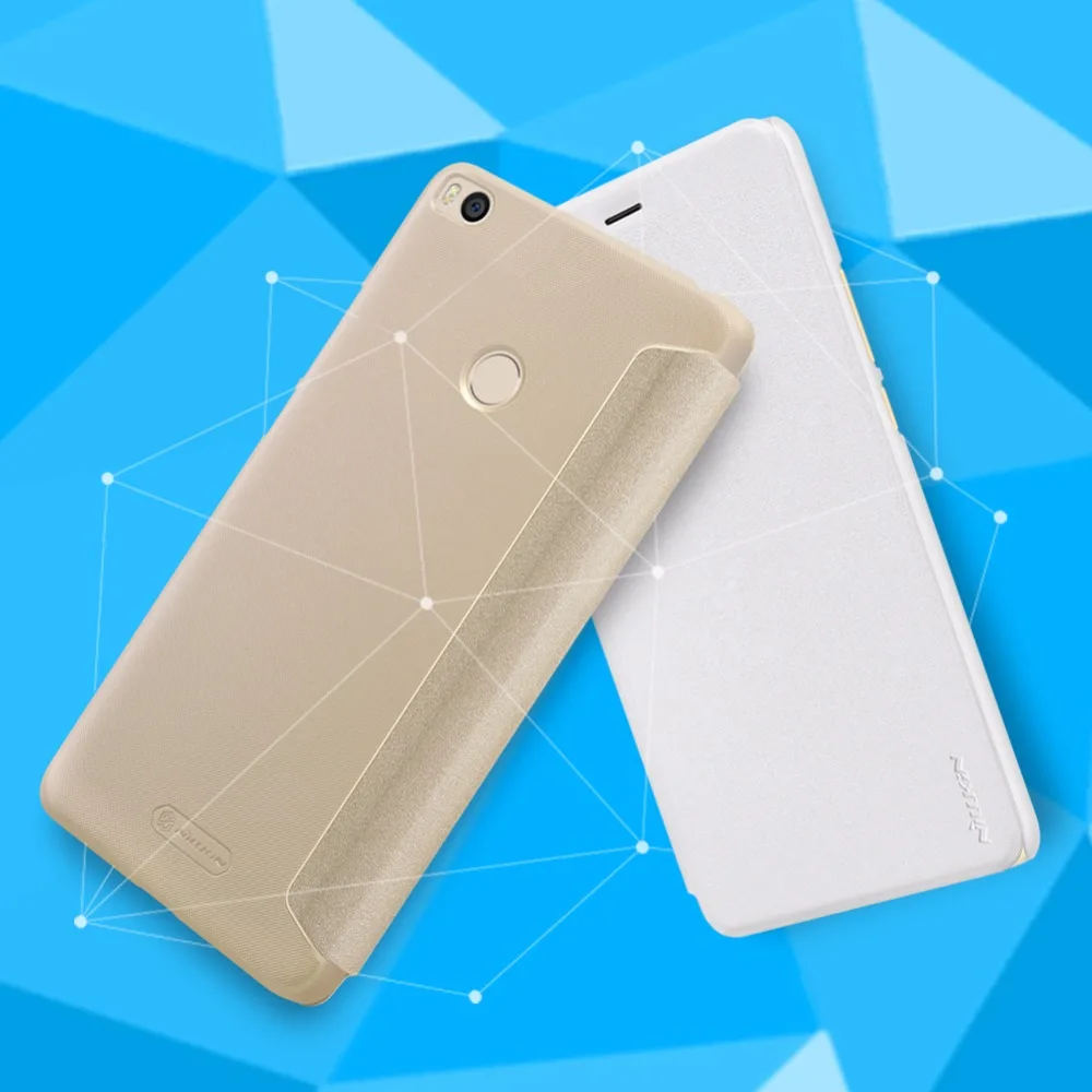 Оригинал Nillkin Флип Чехол для Xiaomi Max 2 6.44 дюймов Новый кожаный чехол Sparkle Leather Case