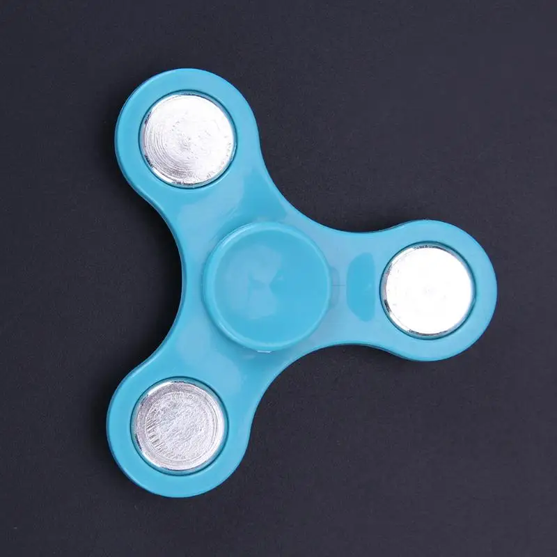 Пластиковый подшипник Tri-Spinner ABS EDC ручной Спиннер для аутизма СДВГ Спиннер антистрессовые игрушки для детей с длительным вращением